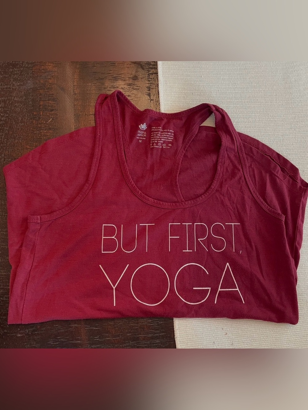 “But First Yoga” Tank